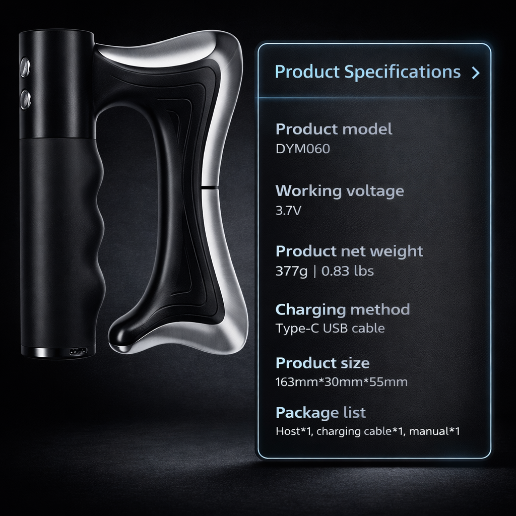 Hot compress vibration massage device