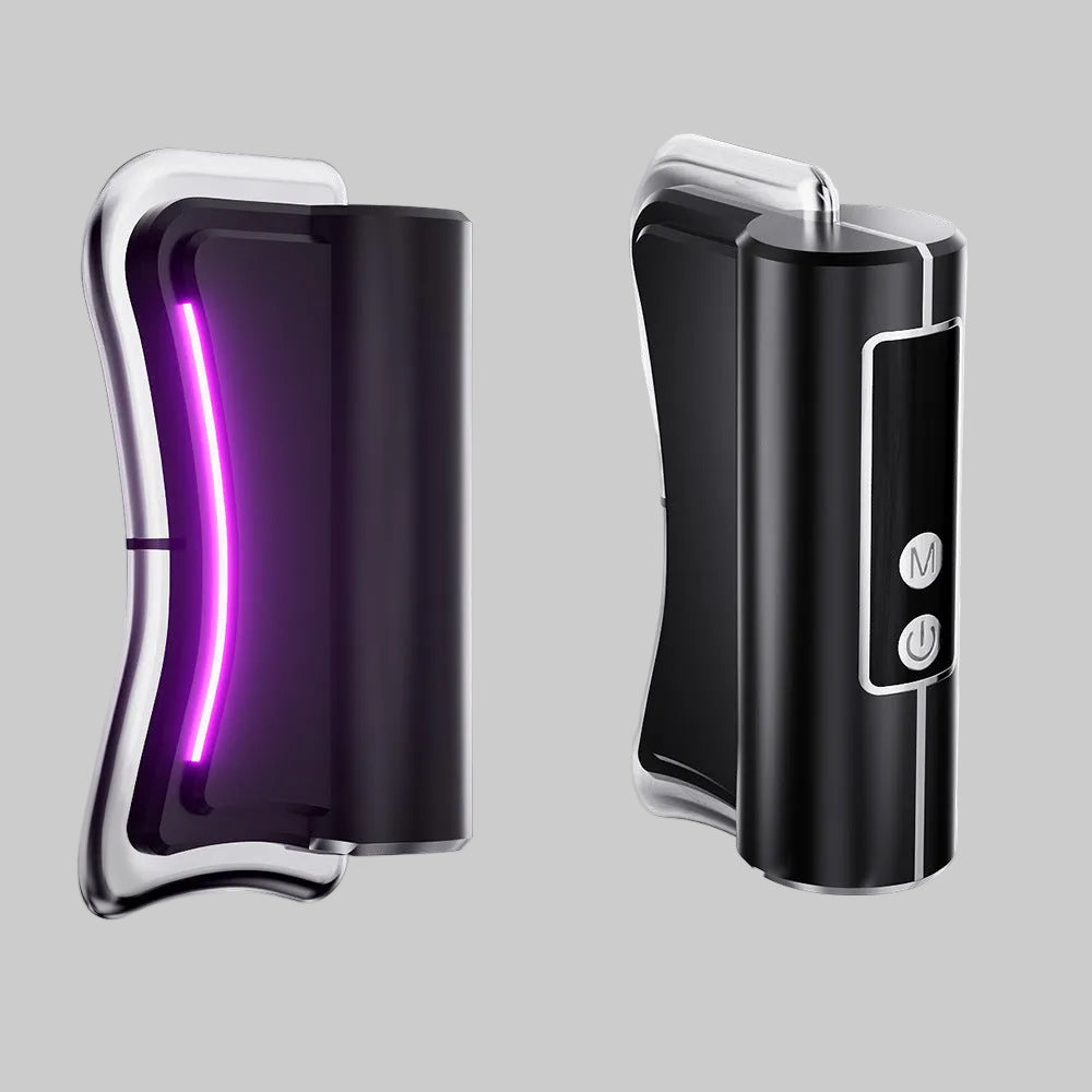 Hot compress vibration massage device